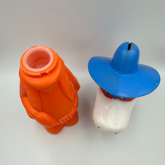 VTG 1960 HANNA-BARBERA QUICK-DRAW MCGRAW BUBBLE BATH SOAKY COIN BANK 9.5" - Picture 12 of 16